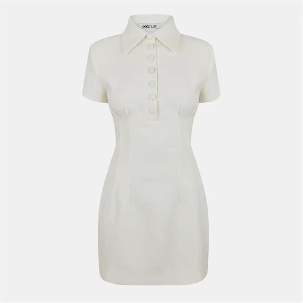 Oddmuse white mini dress